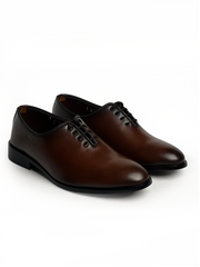 Plain Laced Brown Shoes