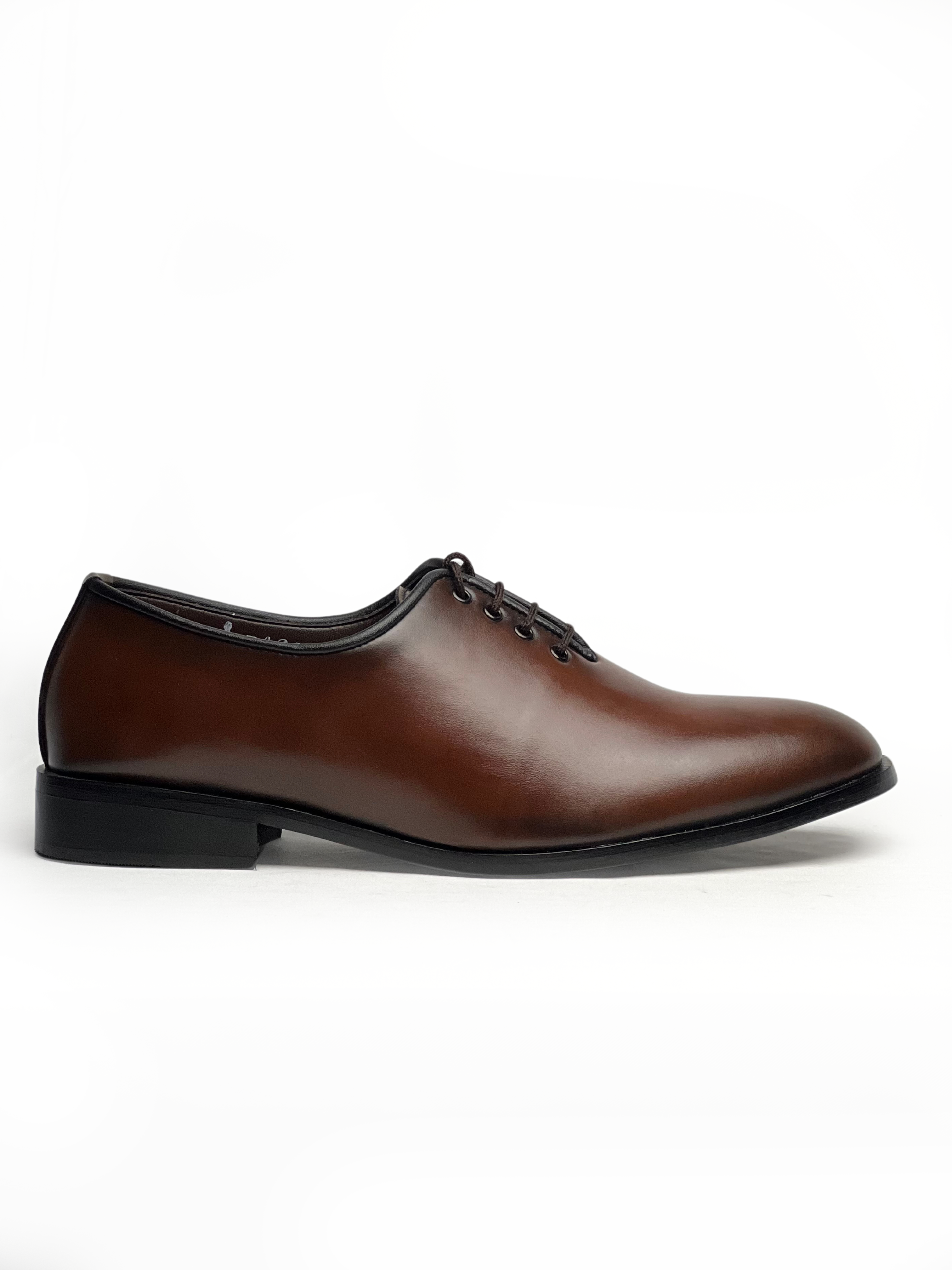 Plain Laced Brown Shoes