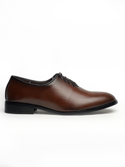 Plain Laced Brown Shoes