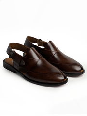 Plain Brown Chappal