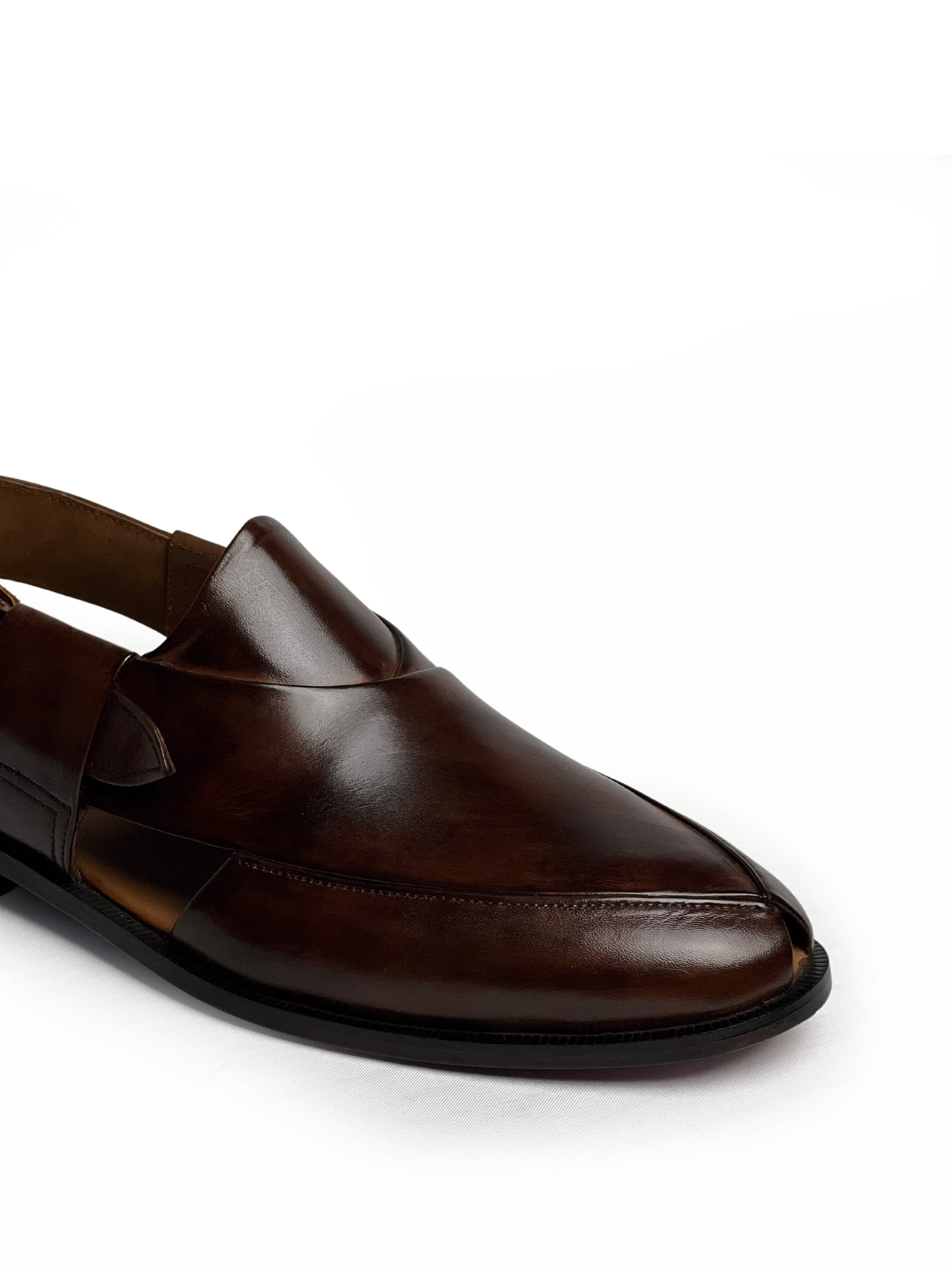 Plain Brown Chappal