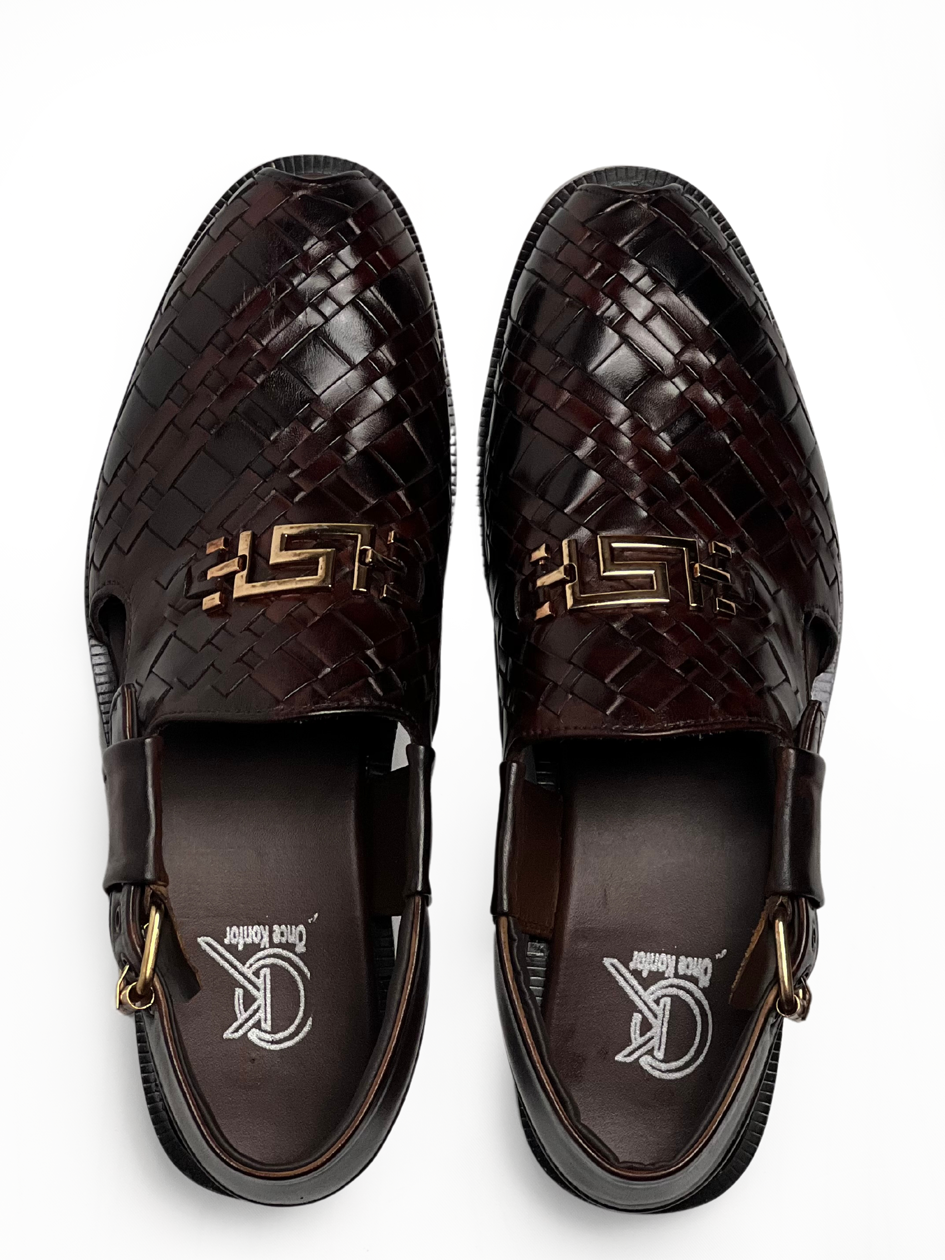 Double Tone Braided Chappal