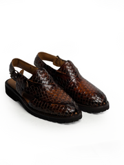 Braided Brown Chappal