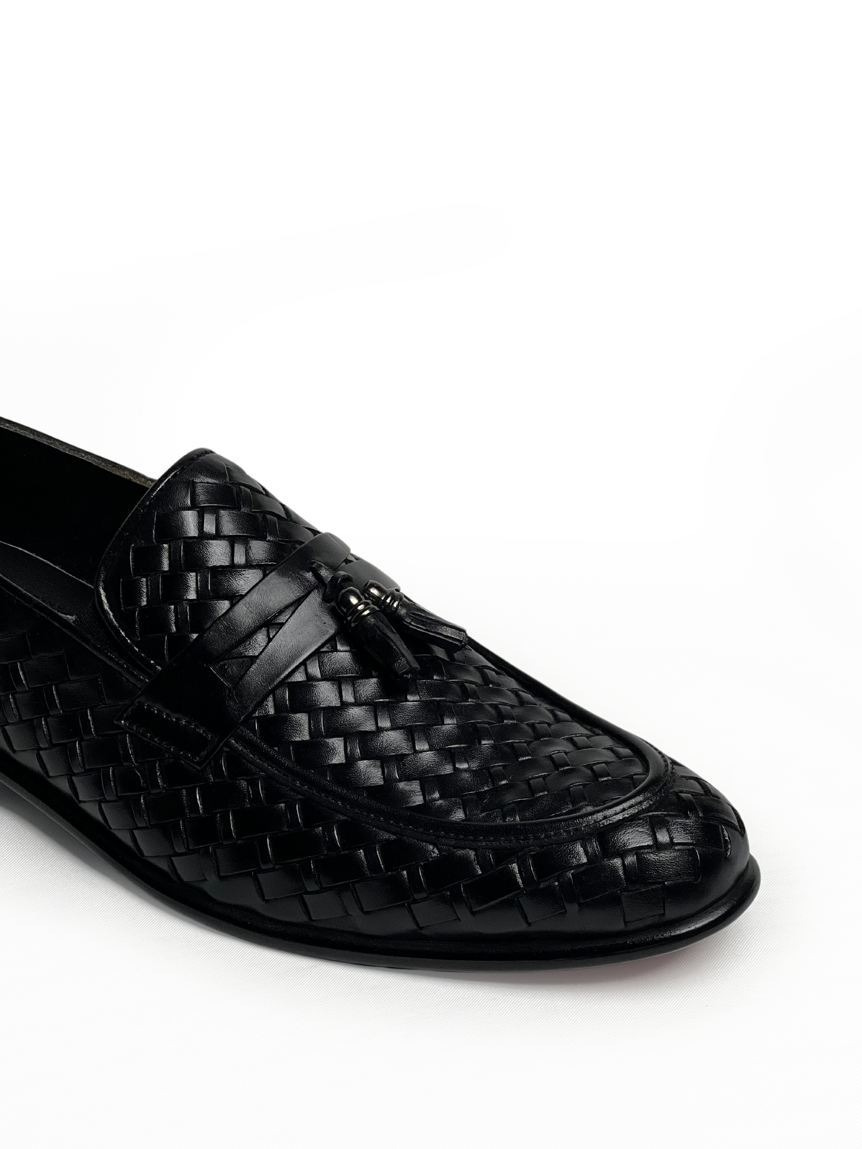 Tassel Slip-ons Black