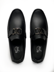 LV Black Loafers