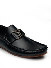 LV Black Loafers