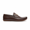 S-Buckle Brown Loafer