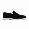 Vibrant Suede Loafer - Black