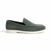 Vibrant Suede Loafer - Green