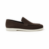 Vibrant Suede Loafer - Brown