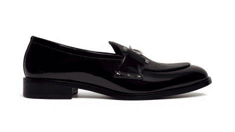 Mehroon S Buckle Shiny & Suede 1